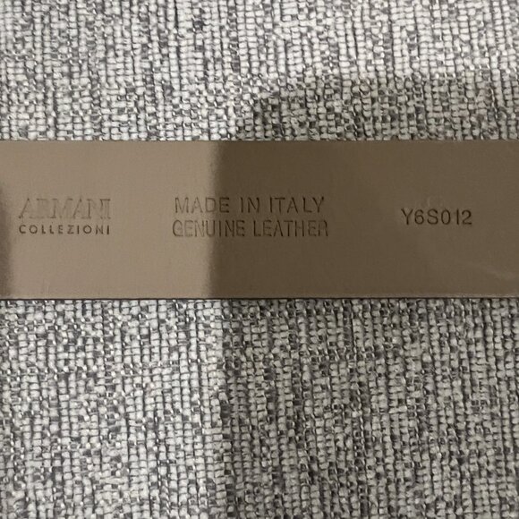 Men\'s Embellished Leather Belt S34 NWT
